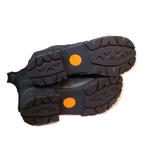 Harley-Davidson sz 8 Amherst D84236 Twin Zip Short Boots Leather Motorcycle Bike - Picture 14 of 16